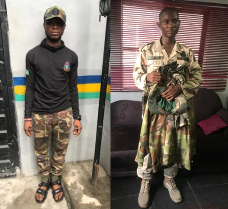 Two Deserter Soldiers arrested for alleged murder of Police Officer in Lagos