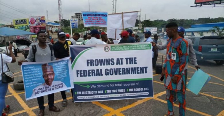Petrol, Electricity price hikes protests hit Ibadan, Oshogbo