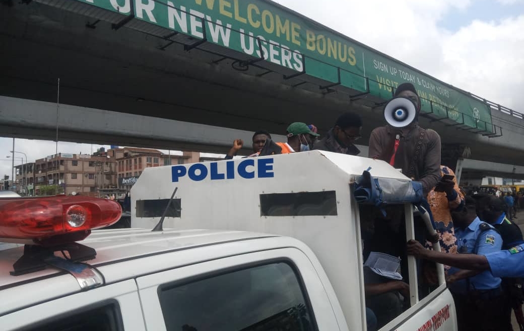 Police disrupt anti-price hike protest in Lagos