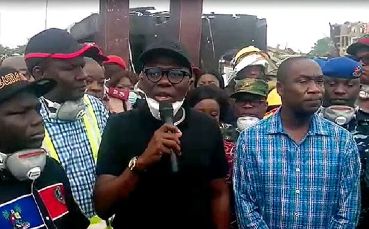 Gov. Sanwo-Olu visits scenes of destruction across Lagos