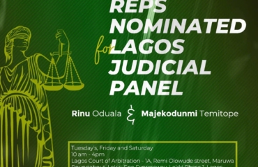 Rinu, Temitope named #ENDSARS Reps in Lagos Judicial Panel