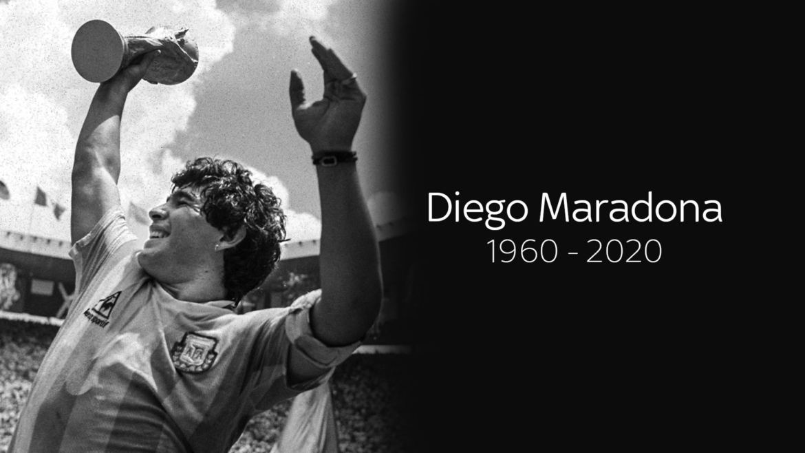 Argentina’s Sports Legend, DIEGO MARADONA, dies at 60