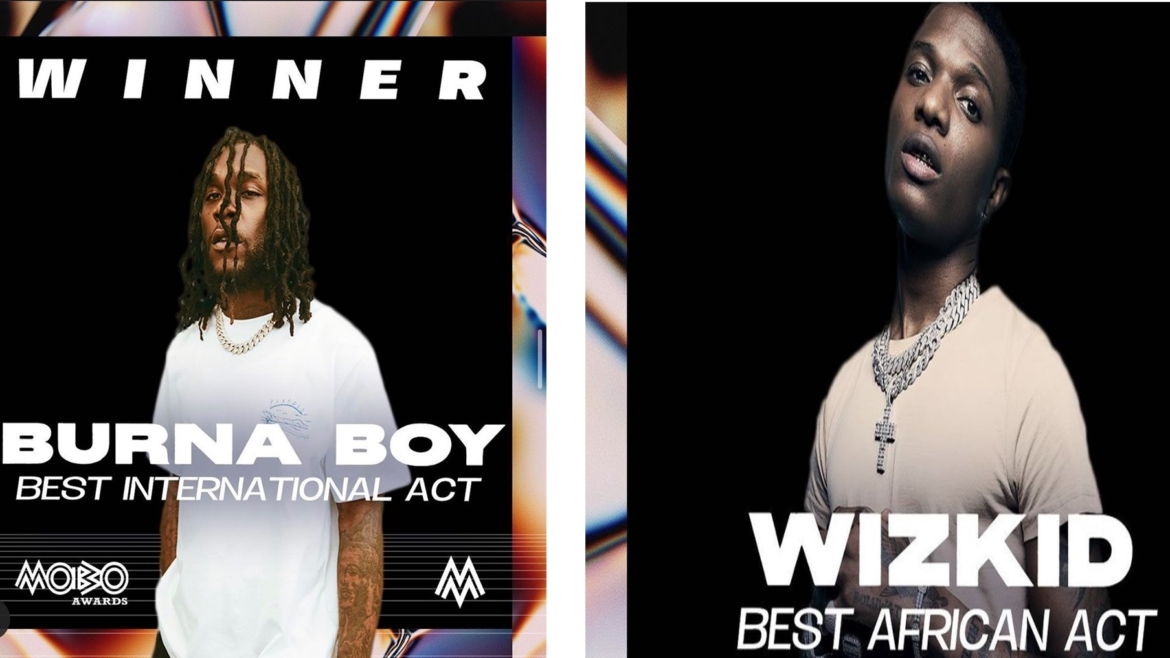 Wizkid, Burna Boy shine at MOBO Awards