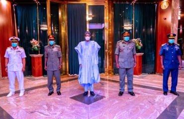 President Buhari charges new Service Chiefs on State-of Emergency