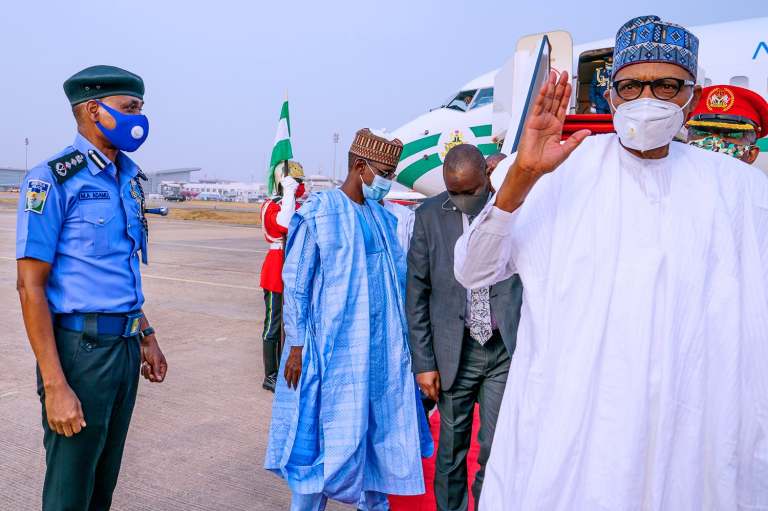 President Buhari returns to Abuja after 4 days in Daura