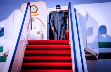 President Buhari returns from London, defends appointment of Acting I.G.P