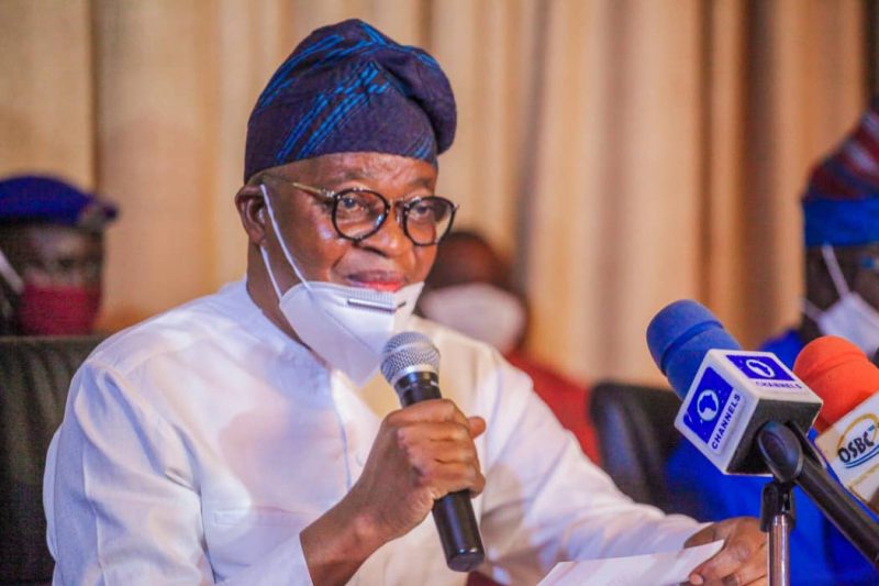 Governor Oyetola Faults FG’S community policing initiative