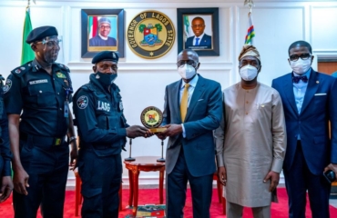 Gov Sanwo honours RRS officer for exemplary conduct