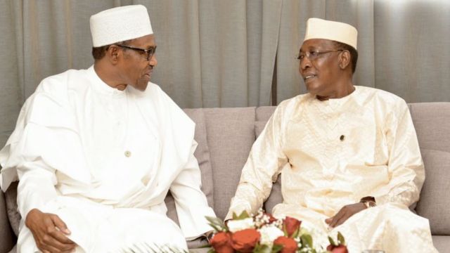President Buhari eulogiese late Chadian President, Idriss Deby