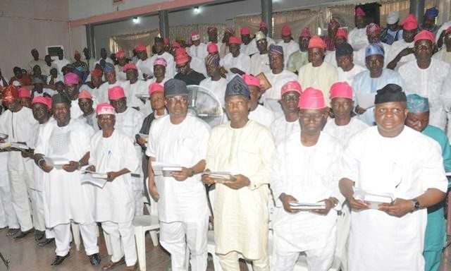 32 Local Government Chairmen inaugurated in Oyo State