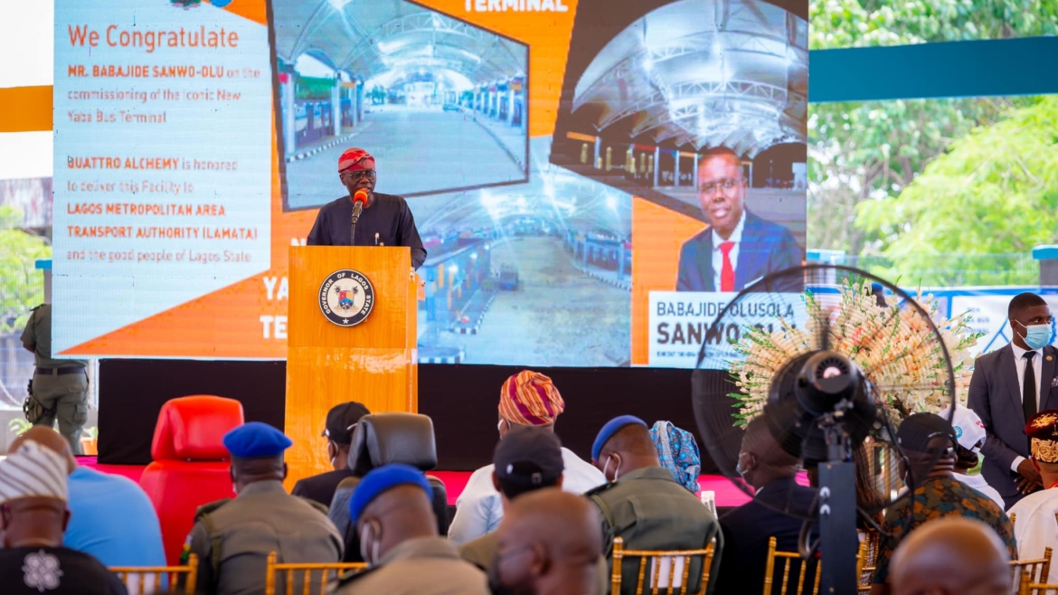 Governor Sanwo-Olu opens Yaba Bus Terminal for public use
