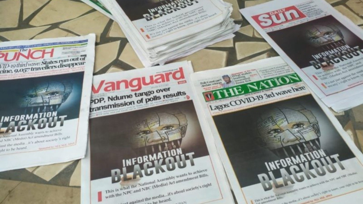Nigerian media organisations flag-off ‘information blackout’ protest