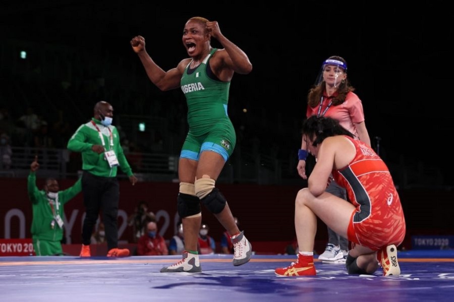 Nigeria’s Blessing Oborududu wins Olympic silver in wrestling