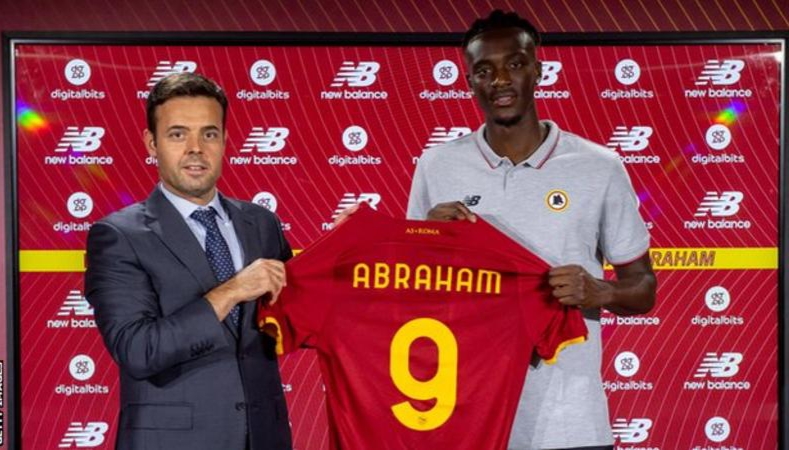 Tammy Abraham joins Roma on a 40 million euro five-year deal