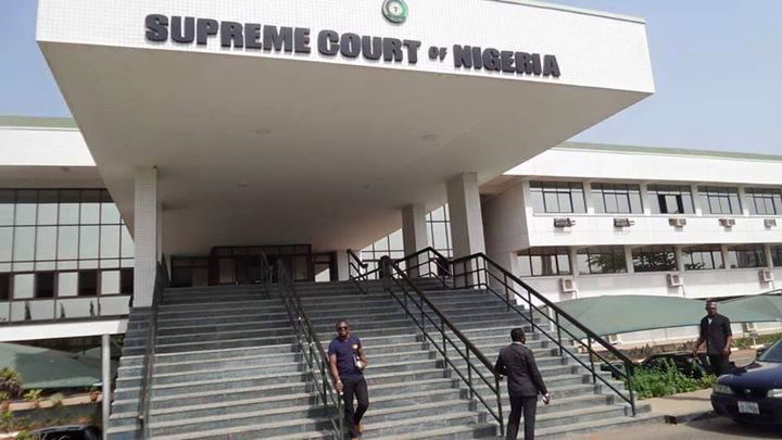 Supreme Court Throwey Federal Government case wey de challenge section 84(12) for Electoral Act