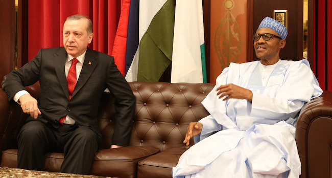 President Buhari welcomes Turkish President on two-day visit
