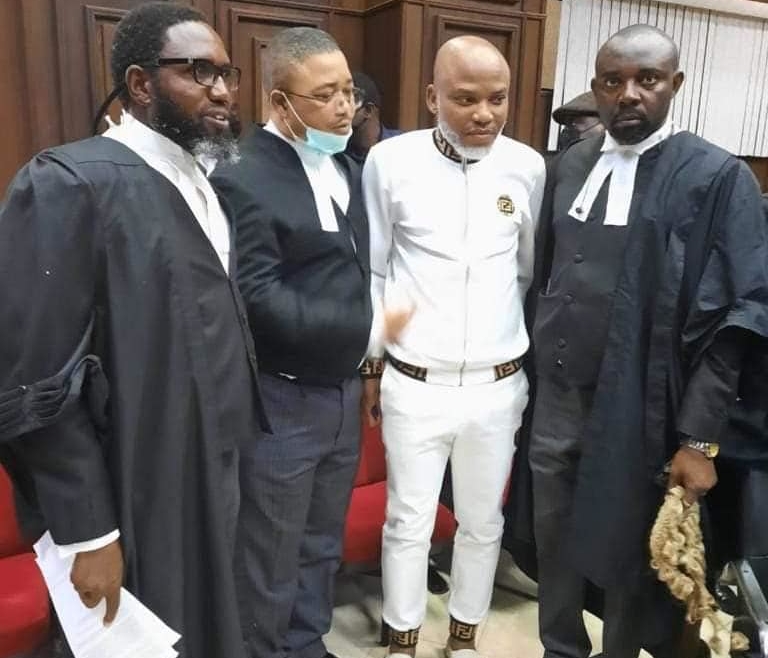 Nnamdi Kanu plead not guilty to terrorism charges