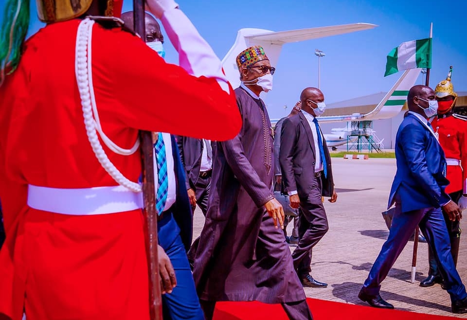 President Buhari returns from Ethiopia; to present 2022 budget