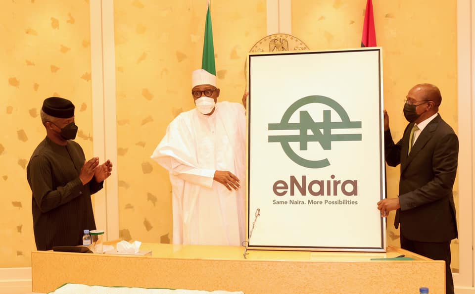 President Muhammadu Buhari launches E-Naira