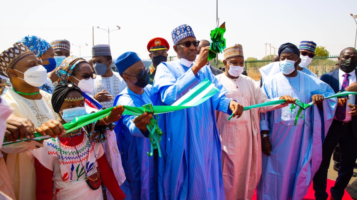 President Buhari visits Kaduna state to commission projects