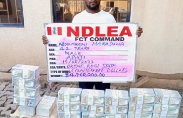 NDLEA seizes 4.7 million dollars fake cash in Abuja