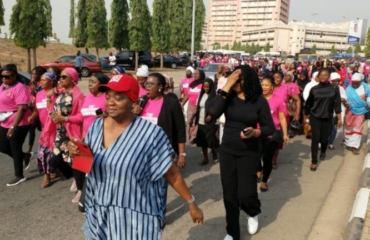 Women groups protest at national assembly gate over rejected bills