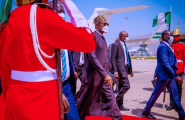 President Buhari land for Ebonyi State for 2-day visit