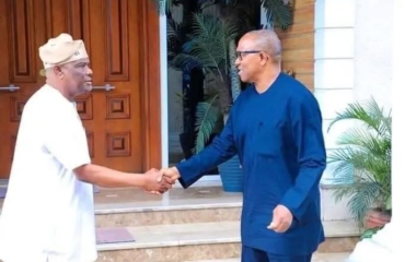 Governors Nyesom Wike meet Labour Party presidential candidate, Peter Obi