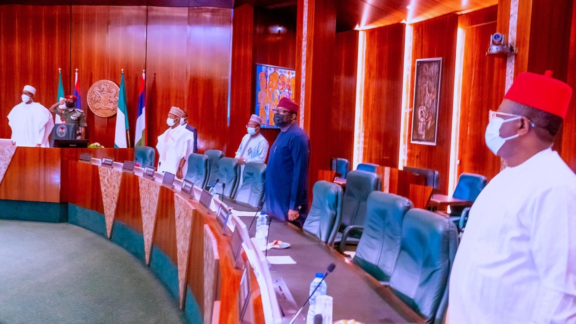 President Buhari meet APC Governors