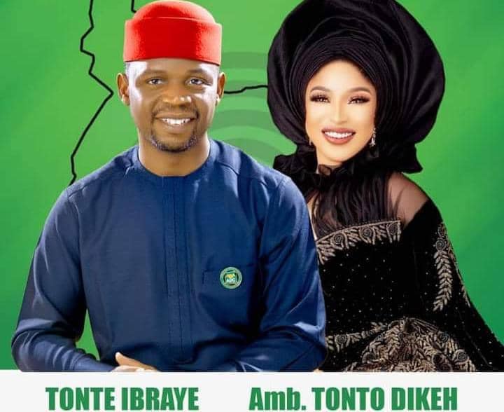 ADC nominate Tonto Dikeh as their Deputy Governorship candidate for Rivers State