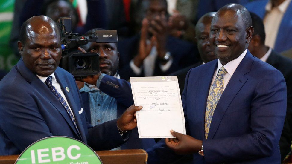 William Ruto win Kenya presidential election