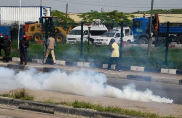 Police scatter disable athletes wey protest for Lagos