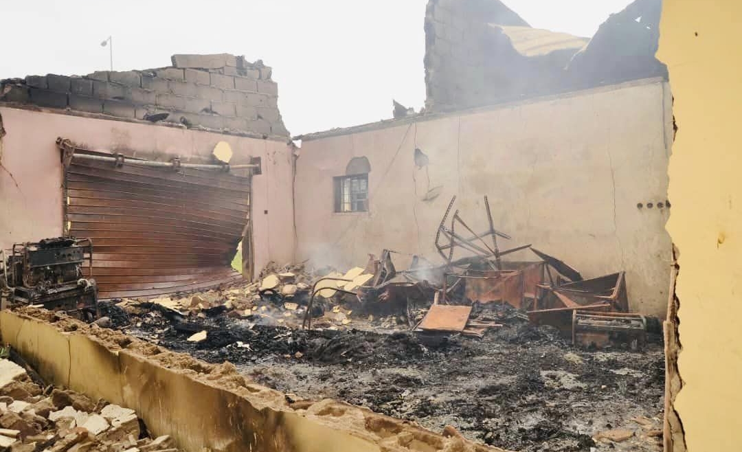 Fire don destroy INEC offices for inside Ogun and Osun states   