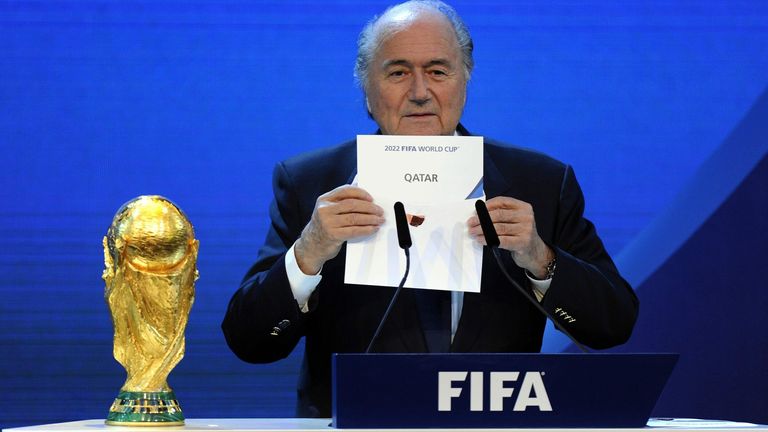 Former FIFA presido, Sepp Blatter say the decision to award 2022 World Cup to Qatar na mistake