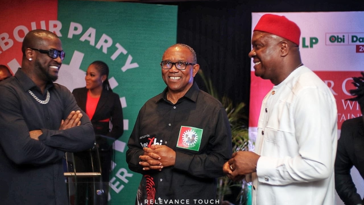 Labour Party say no be true say Peter Obi no send Oba of Lagos when him come Lagos