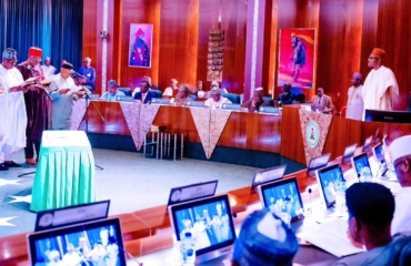 Presido Buhari hold last FEC meeting wit all 44 ministers.