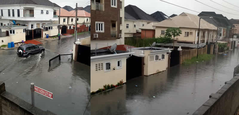 Island area for Lagos go experience flood
