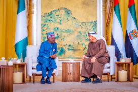 UAE President Sheikh Mohamed Don accept President Bola Invite To Visit Nigeria.