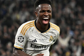 UCL: Vinicius Jr Don Overtake Messi Record as Real Madrid Beat Man City 3-1