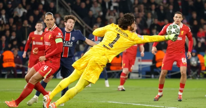 Liverpool Beat PSG 1-0 for Champions League Round-of-16 First Leg