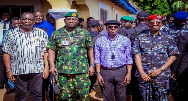Benue Attacks: Chief of Defence Staff, Gov Alia, IGP Visit Yelwata, Promise To Stop Killings